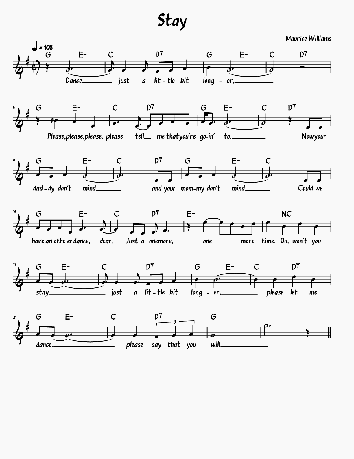Sheet Music